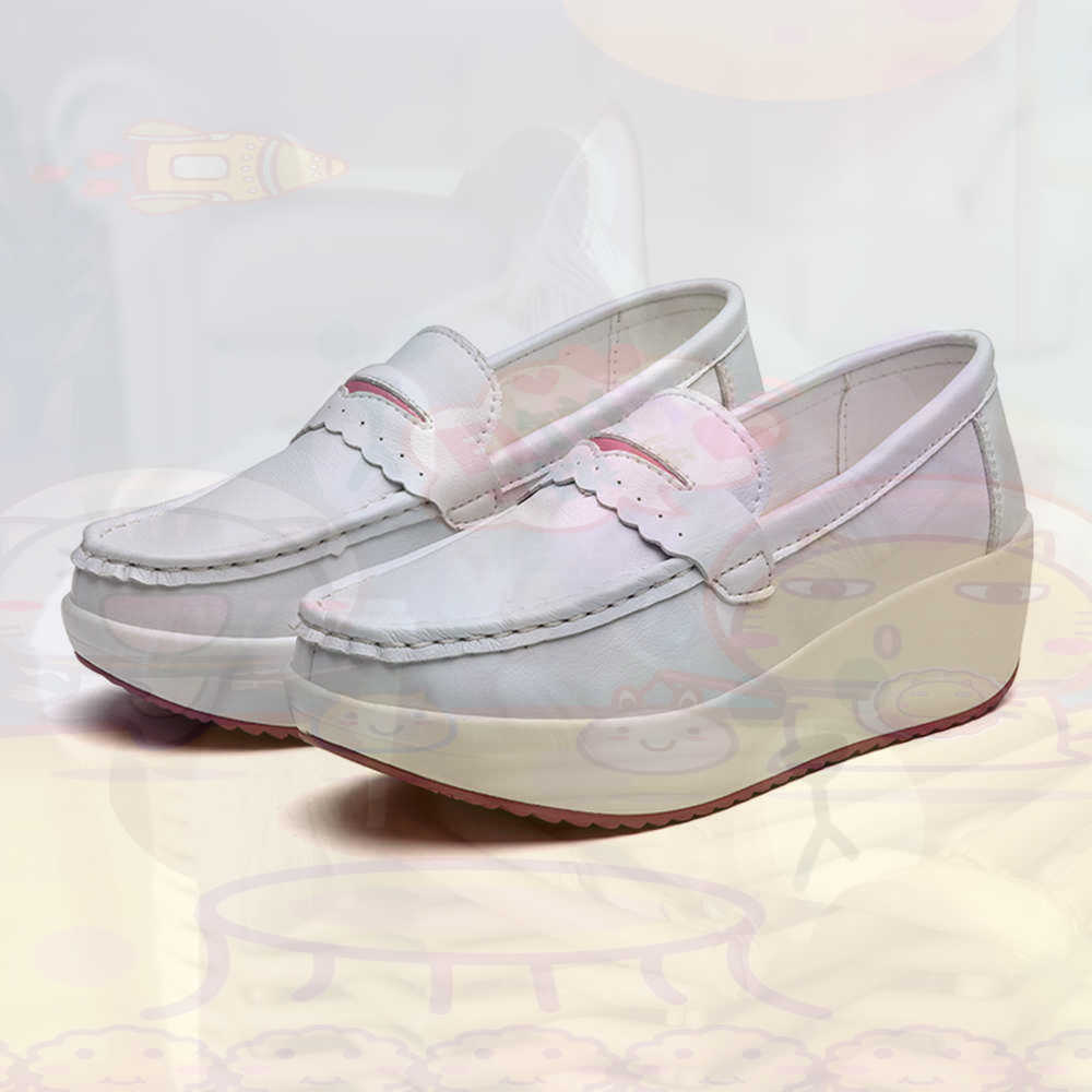 Wedding Supply Superstore - Plataform Sepatu Kets Merah Muda Musim