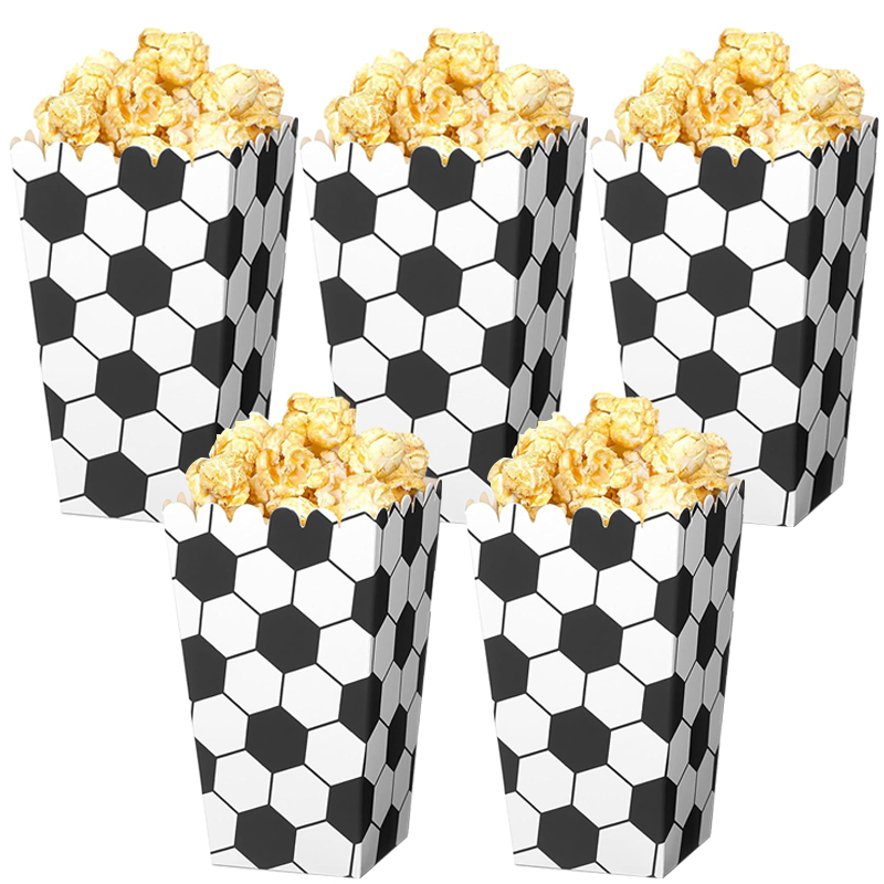Wedding Supply.Box - 6-18 buah kotak Popcorn sepak bola