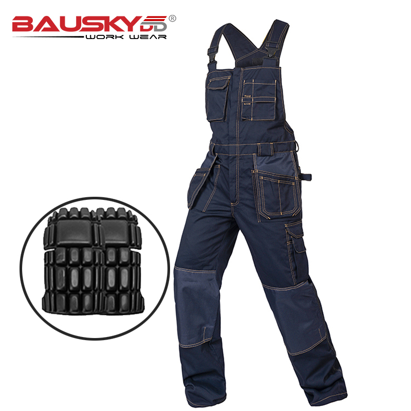 Wedding Job - Multi Saku Kerja Bib Overall Pria