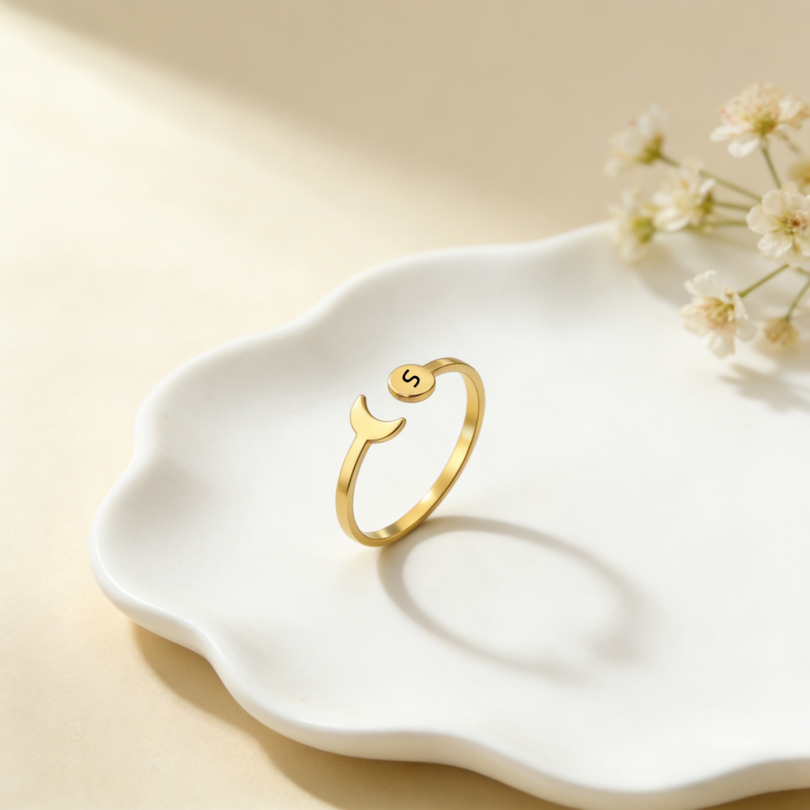 Cincin Fase Bulan Retro Inisia - Wedding Z ulasan dan harga