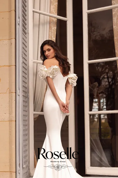 ROSELLE Gaun Pengantin Elegan  - Wedding Qw ulasan dan harga