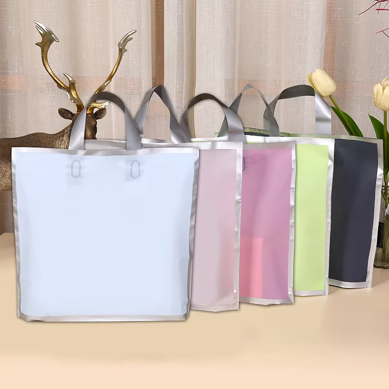 50Pcs Tas belanja tangan frost - Wedding Supply Store ulasan dan harga