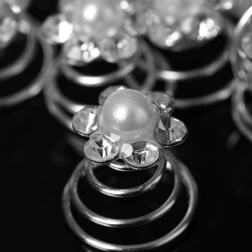12 Buah Klip Pin Rambut Putar  - Wedding Supply Store ulasan dan harga