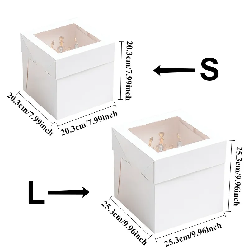 Yes2/4/6 Buah Kotak Kue Putih  - Wedding Supply.Box ulasan dan harga
