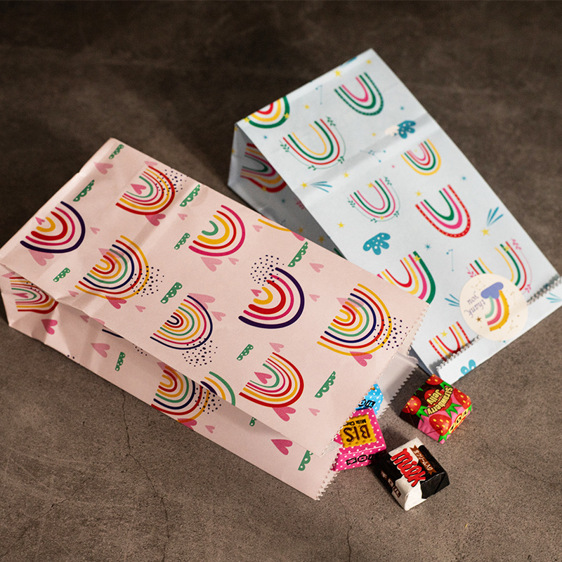 Tas kertas kecil pelangi dicet - Wedding Supply.Box ulasan dan harga
