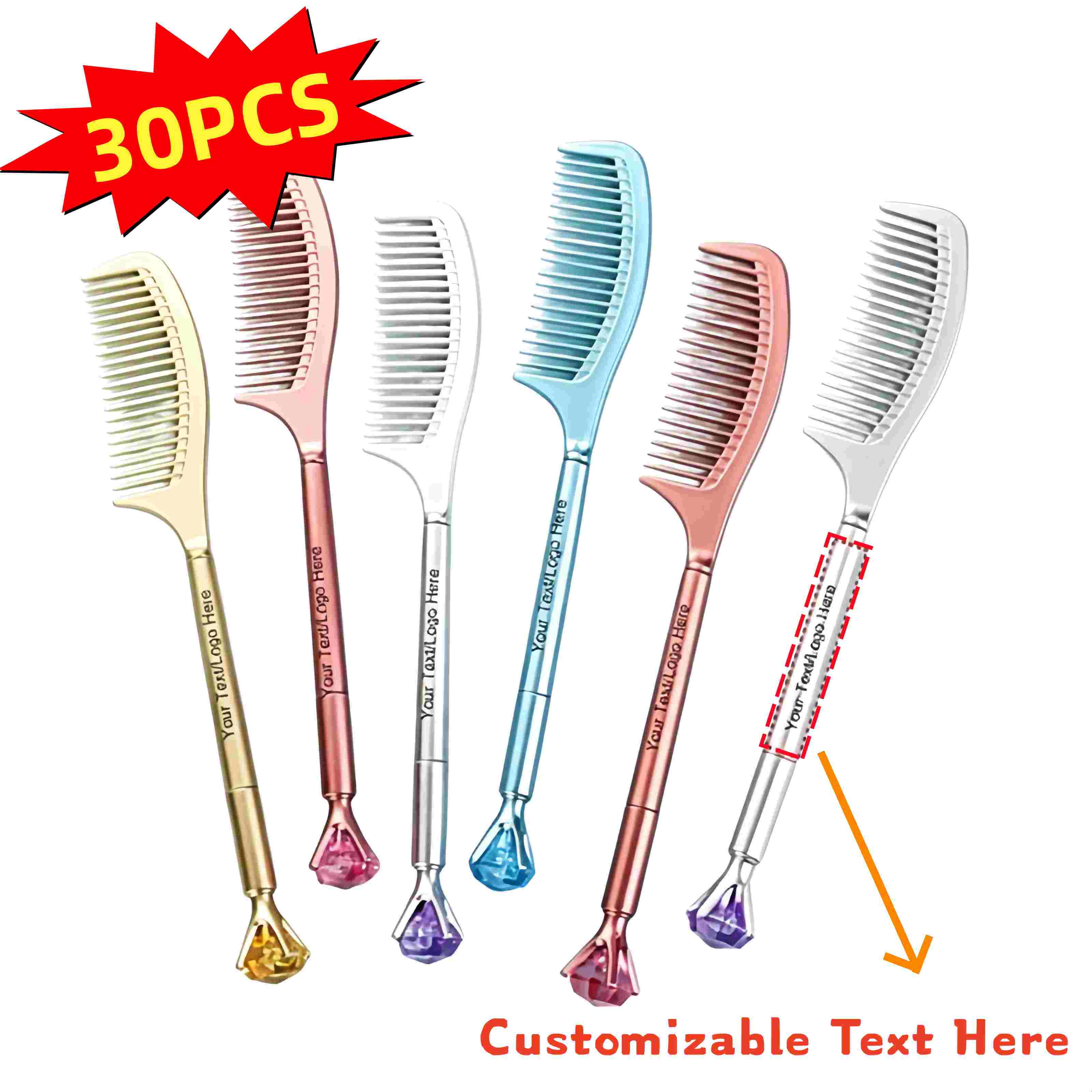 30 Buah Pena Berbentuk Sisir B - Wedding Supply Company ulasan dan harga