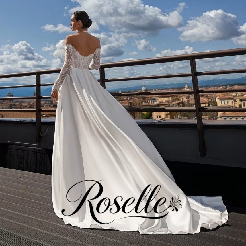 Gaun Pengantin ROSELLE Model A - Wedding Qw ulasan dan harga
