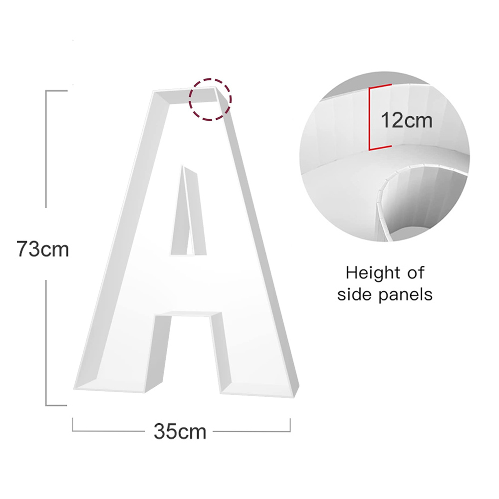 2.4FT balon huruf bingkai mosa - Wedding Z ulasan dan harga