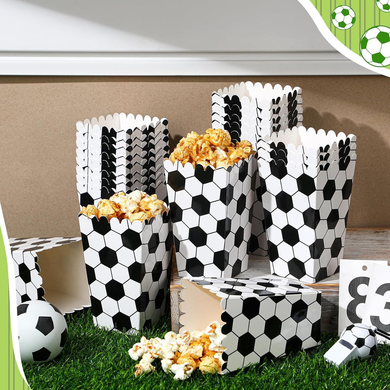 6-18 buah kotak Popcorn sepak  - Wedding Supply.Box ulasan dan harga