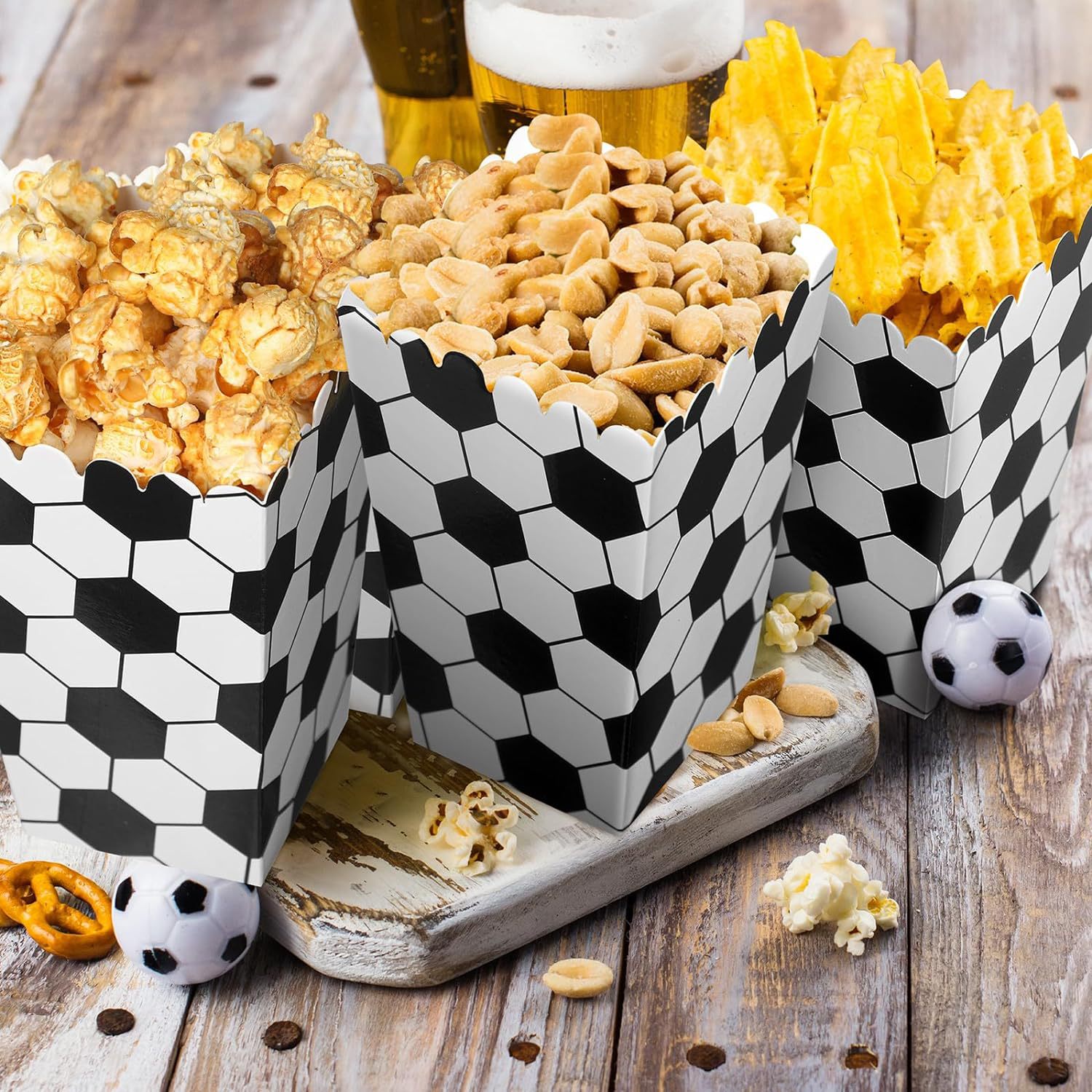 6-18 buah kotak Popcorn sepak  - Wedding Supply.Box ulasan dan harga