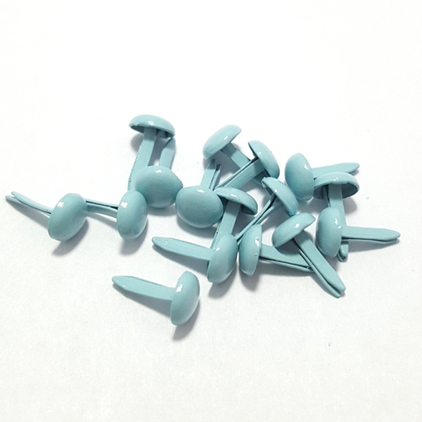 500 Buah 5 Mm Logam Putih Brad - Papercraft Supply Invitation ulasan dan harga